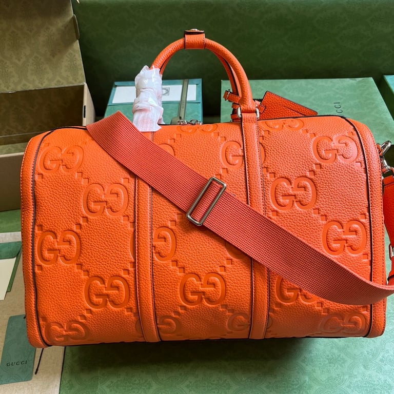 Gucci Jumbo GG Small Travel Bag Orange - 9