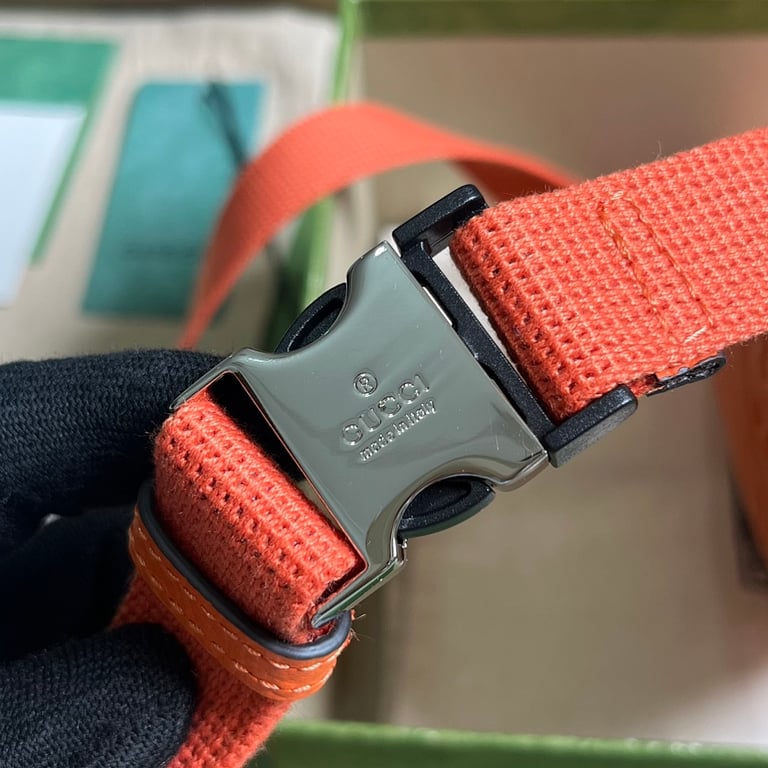 Gucci Jumbo GG Small Belt Bag Orange 658582 - 4