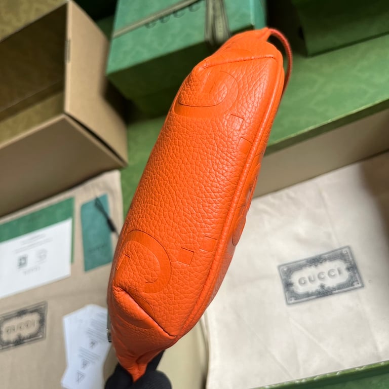 Gucci Jumbo GG Small Belt Bag Orange 658582 - 8