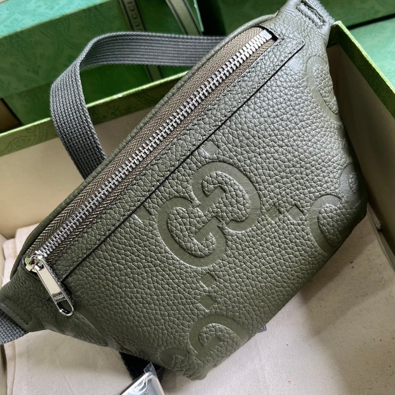 Gucci Jumbo GG Small Belt Bag Green - 6