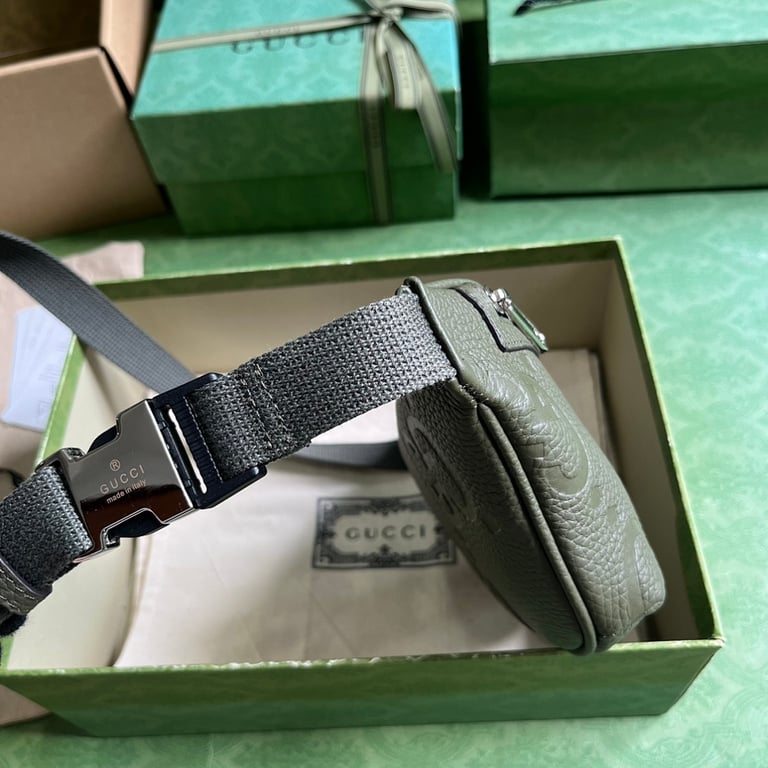 Gucci Jumbo GG Small Belt Bag Green - 7
