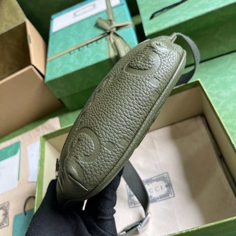Gucci Jumbo GG Small Belt Bag Green - 8
