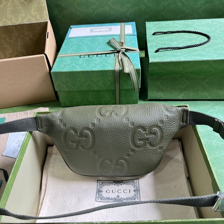 Gucci Jumbo GG Small Belt Bag Green - 9