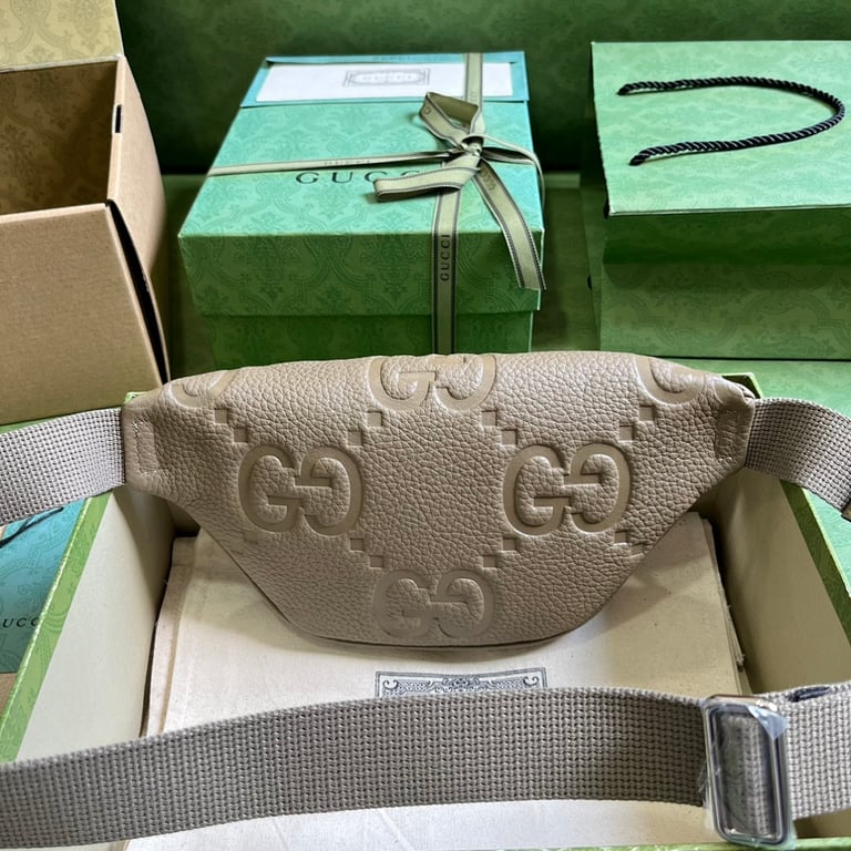 Gucci Jumbo GG Small Belt Bag Grey 658582 - 9