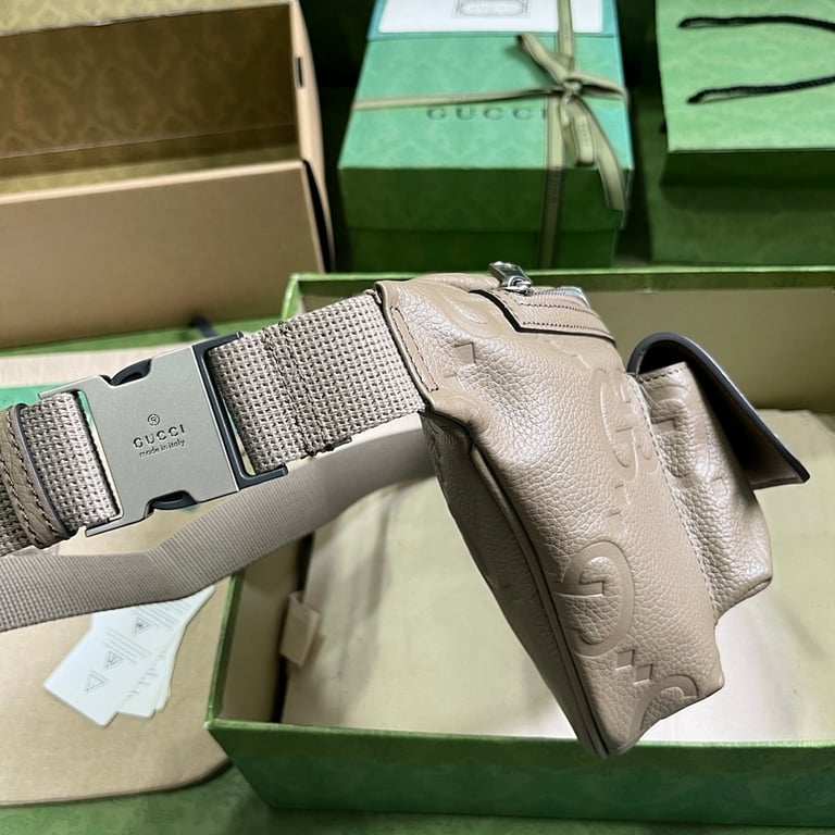 Gucci Jumbo GG Belt Bag Grey - 7