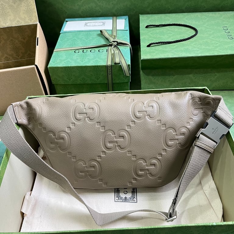 Gucci Jumbo GG Belt Bag Grey - 9