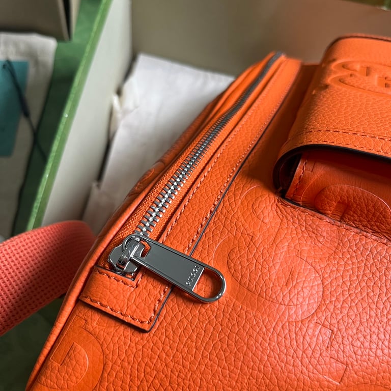 Gucci Jumbo GG Belt Bag Orange - 4