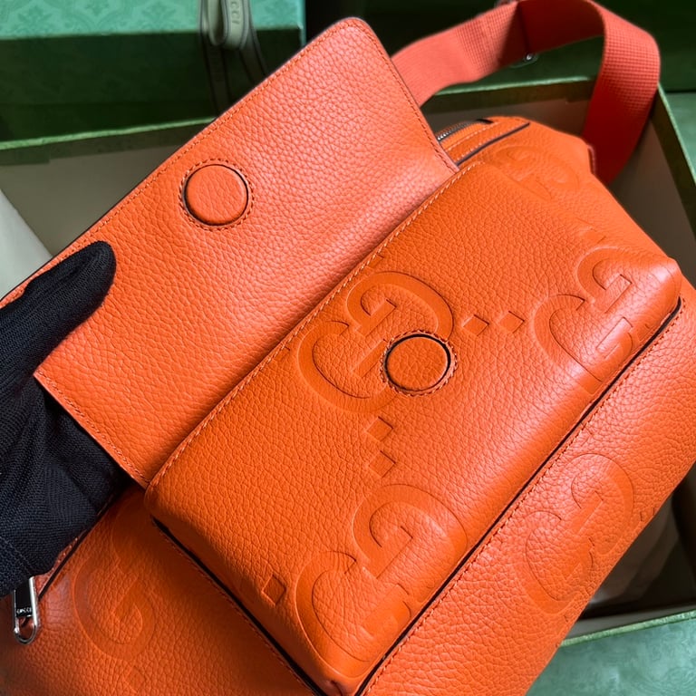 Gucci Jumbo GG Belt Bag Orange - 5