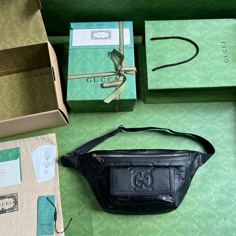 Gucci Jumbo GG Belt Bag Black - 2