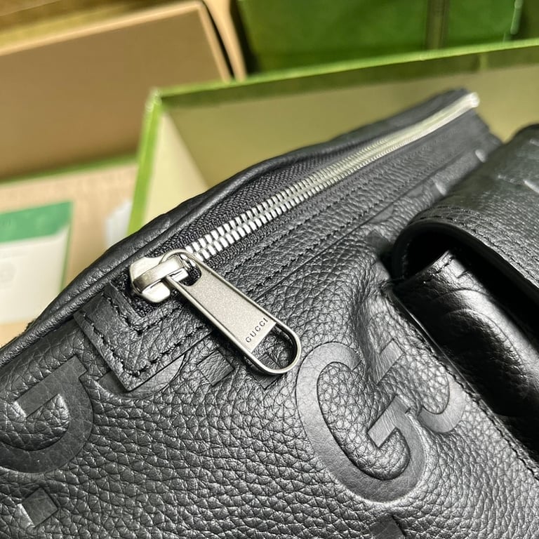 Gucci Jumbo GG Belt Bag Black - 4