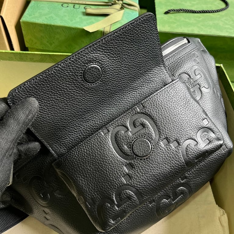 Gucci Jumbo GG Belt Bag Black - 5