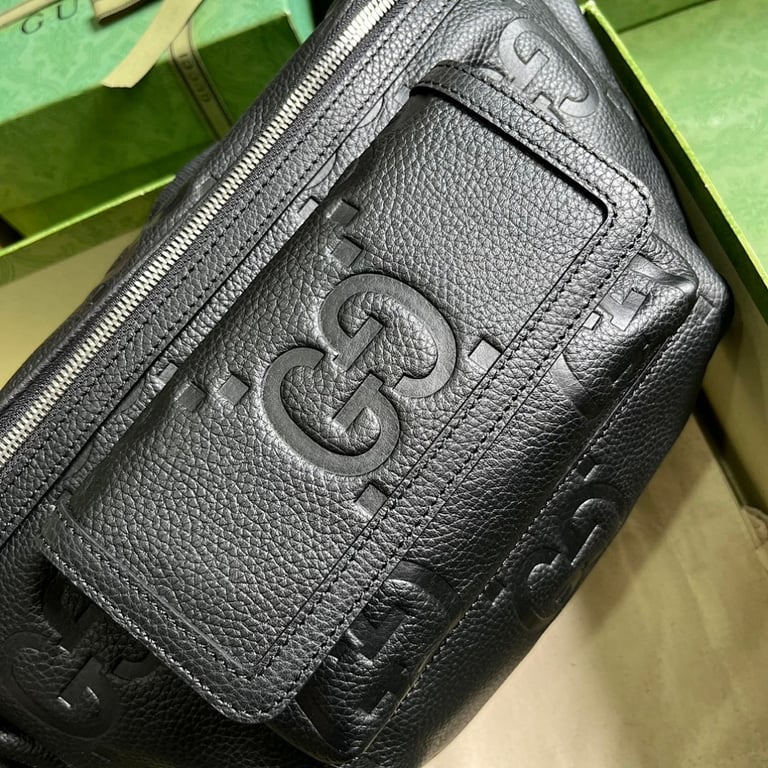 Gucci Jumbo GG Belt Bag Black - 6