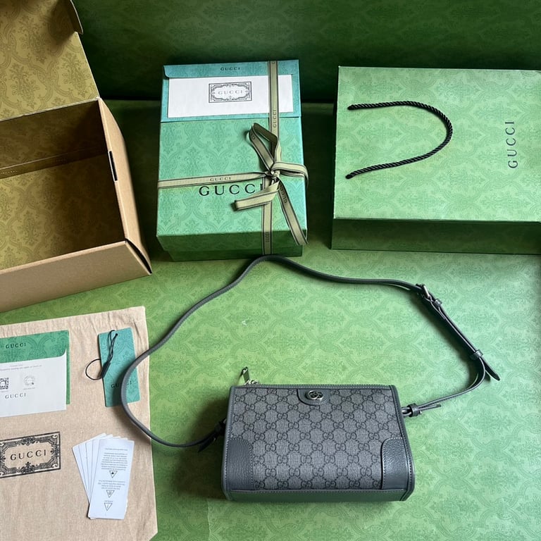 Gucci Ophidia GG Messenger Bag Grey - 2
