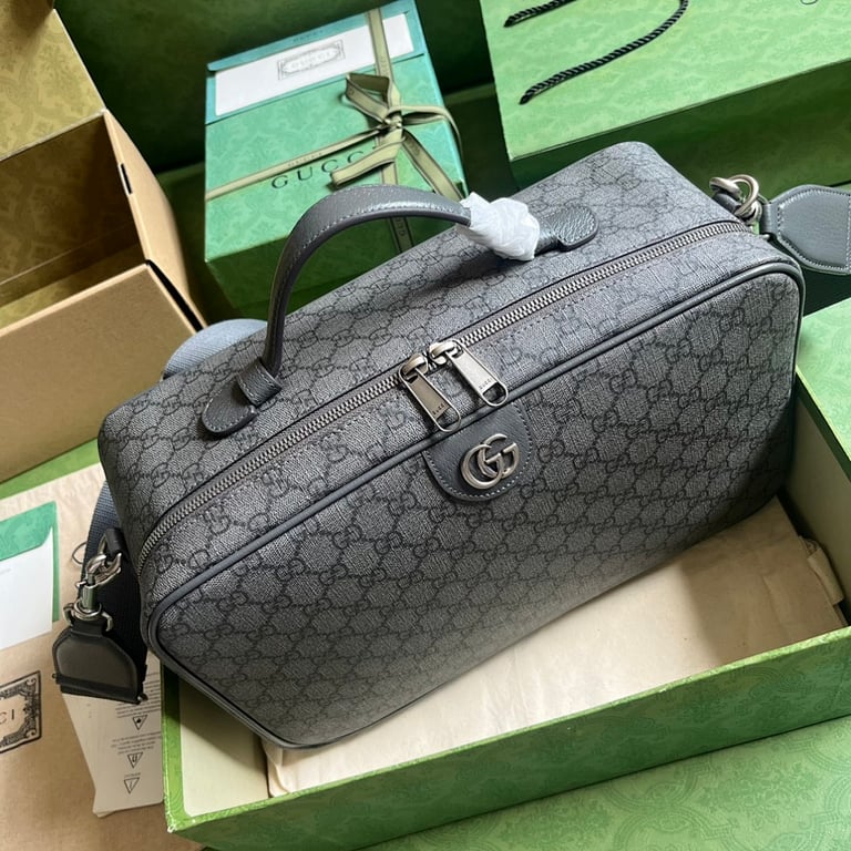 Gucci Ophidia GG Shoe Bag Grey 752587 - 5