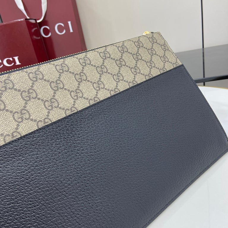 Gucci Interlocking G Pouch GG Supreme Black - 5