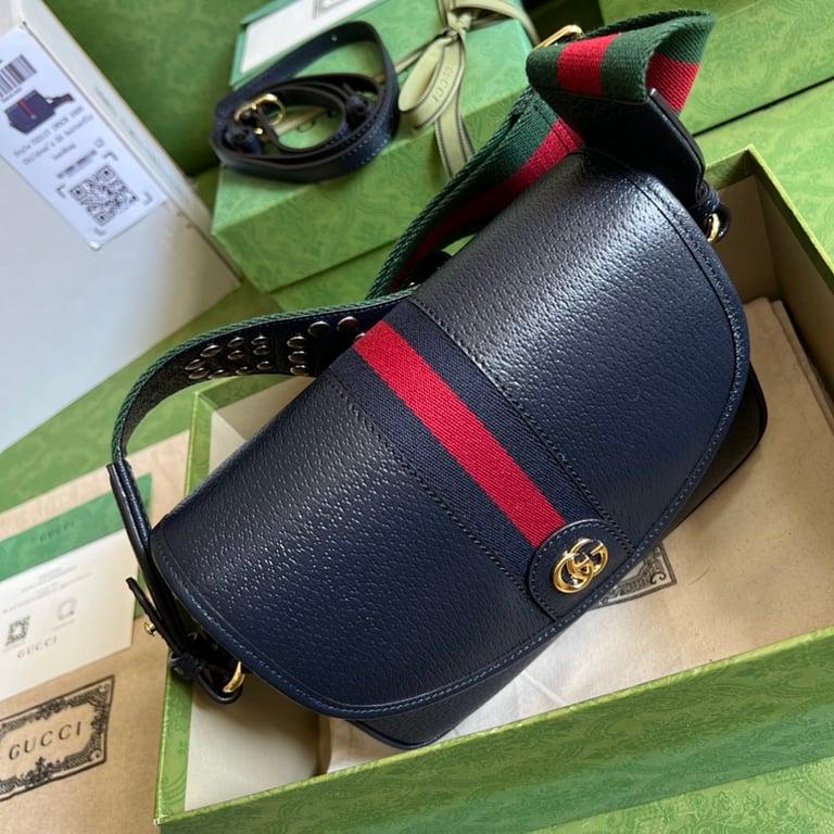 Gucci Ophidia Mini Shoulder Bag Black Leather 722117 - 5