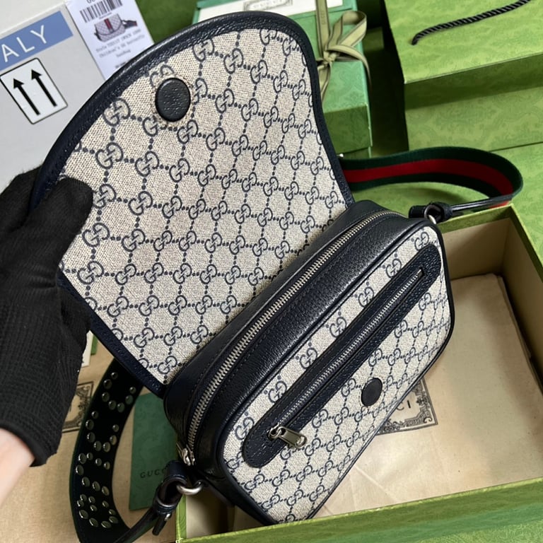 Gucci Ophidia Mini GG Studded Shoulder Bag - 4