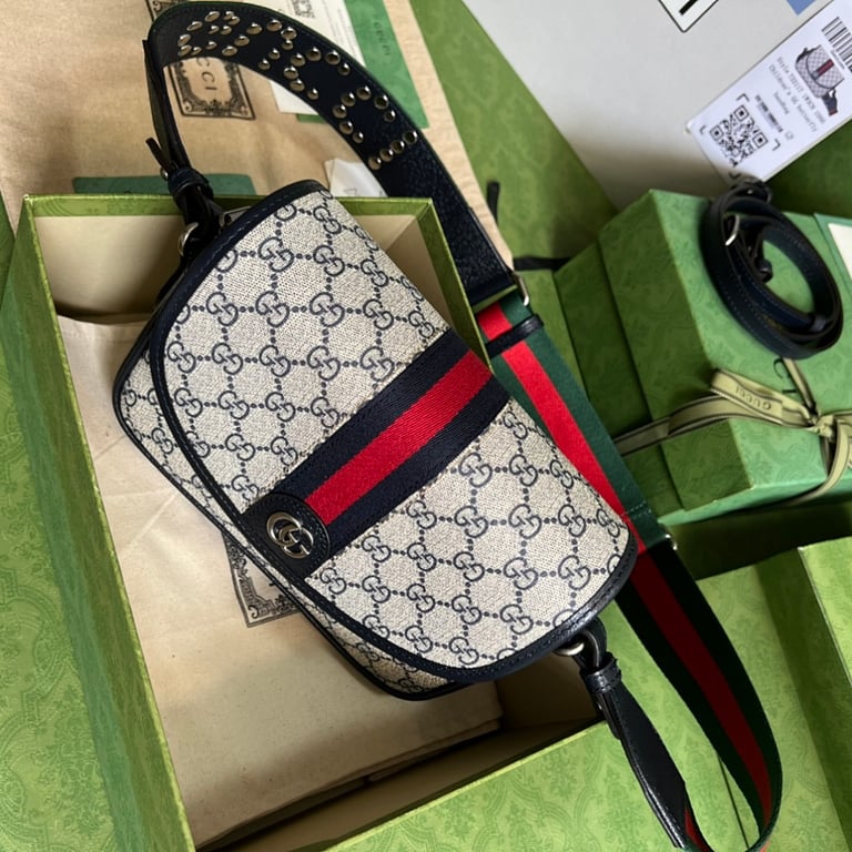 Gucci Ophidia Mini GG Studded Shoulder Bag - 5