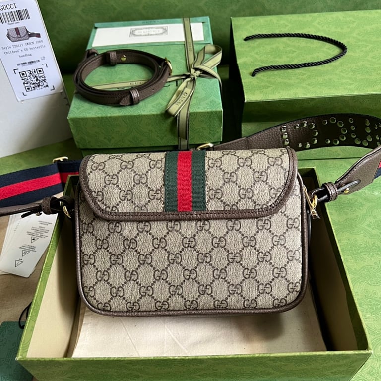 Gucci Ophidia Mini GG Shoulder Bag with Studs - 9