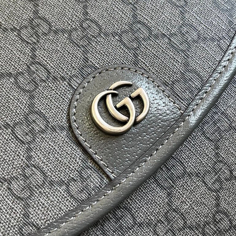 Gucci Ophidia GG Supreme Shoulder Bag Grey - 6
