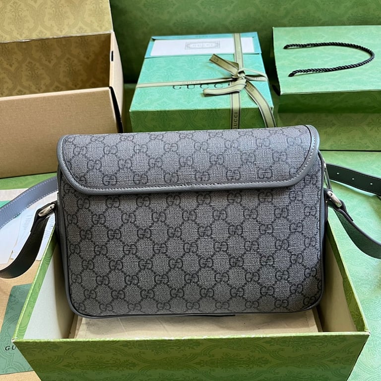 Gucci Ophidia GG Supreme Shoulder Bag Grey - 9