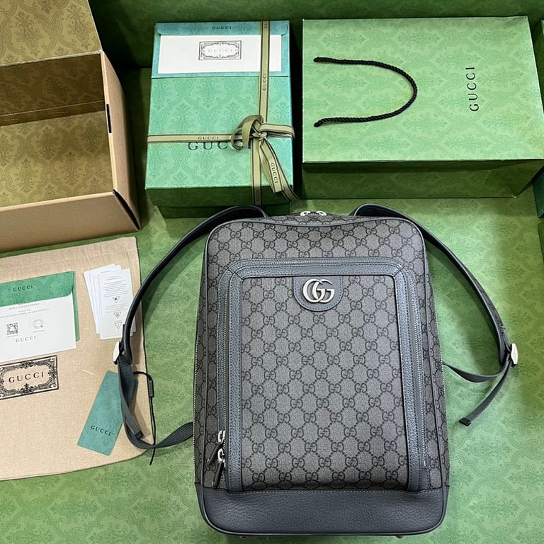 Gucci Ophidia GG Supreme Backpack Grey - 2