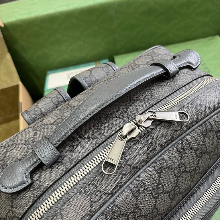 Gucci Ophidia GG Supreme Backpack Grey - 4