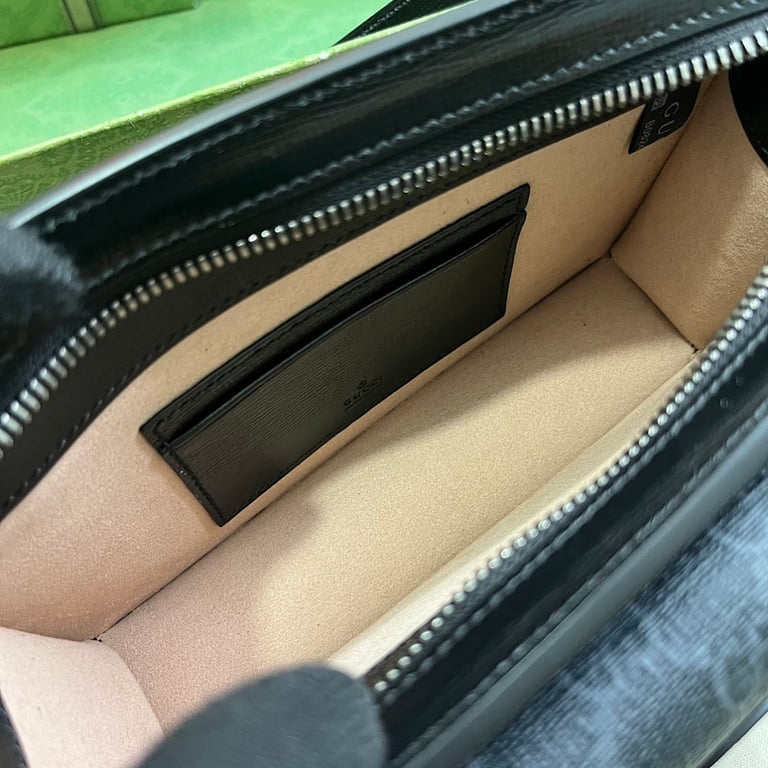 Gucci GG Supreme Belt Bag Black/Grey 746300 - 3