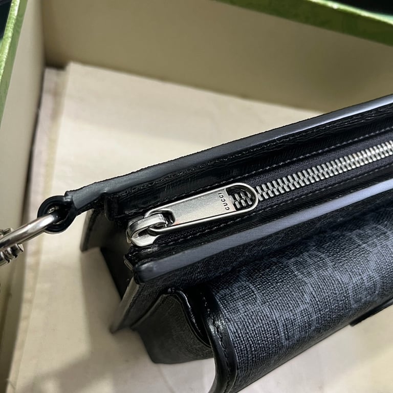 Gucci GG Supreme Belt Bag Black/Grey 746300 - 5