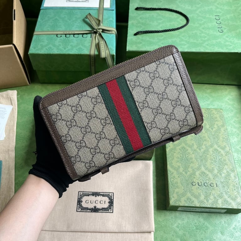 Gucci Ophidia GG Supreme Travel Wallet - 9