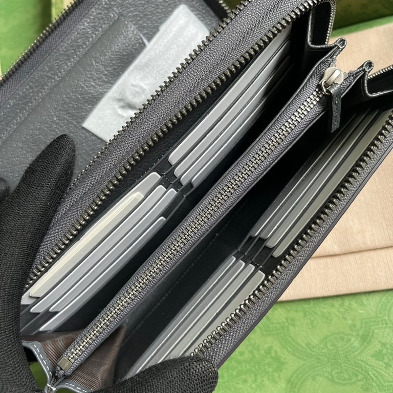 Gucci Ophidia GG Supreme Travel Wallet Grey - 3