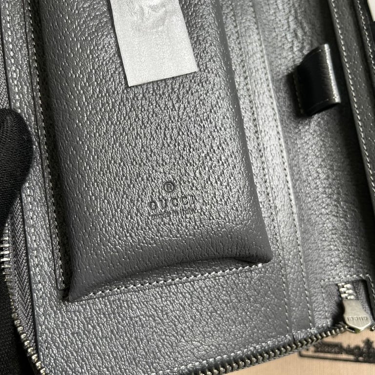 Gucci Ophidia GG Supreme Travel Wallet Grey - 4