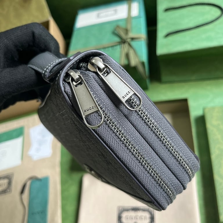 Gucci Ophidia GG Supreme Travel Wallet Grey - 7