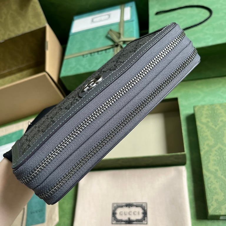 Gucci Ophidia GG Supreme Travel Wallet Grey - 8