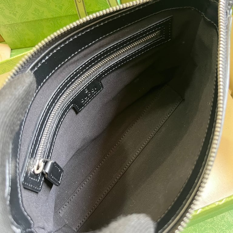 Gucci Interlocking G Messenger Bag Grey GG Supreme - 4
