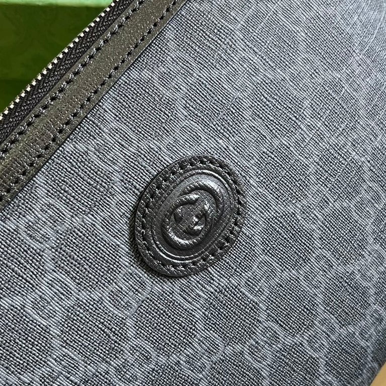 Gucci Interlocking G Messenger Bag Grey GG Supreme - 6