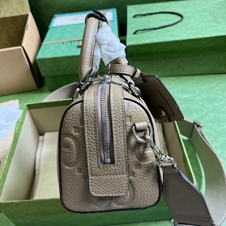 Gucci Jumbo GG Mini Travel Bag Taupe - 7