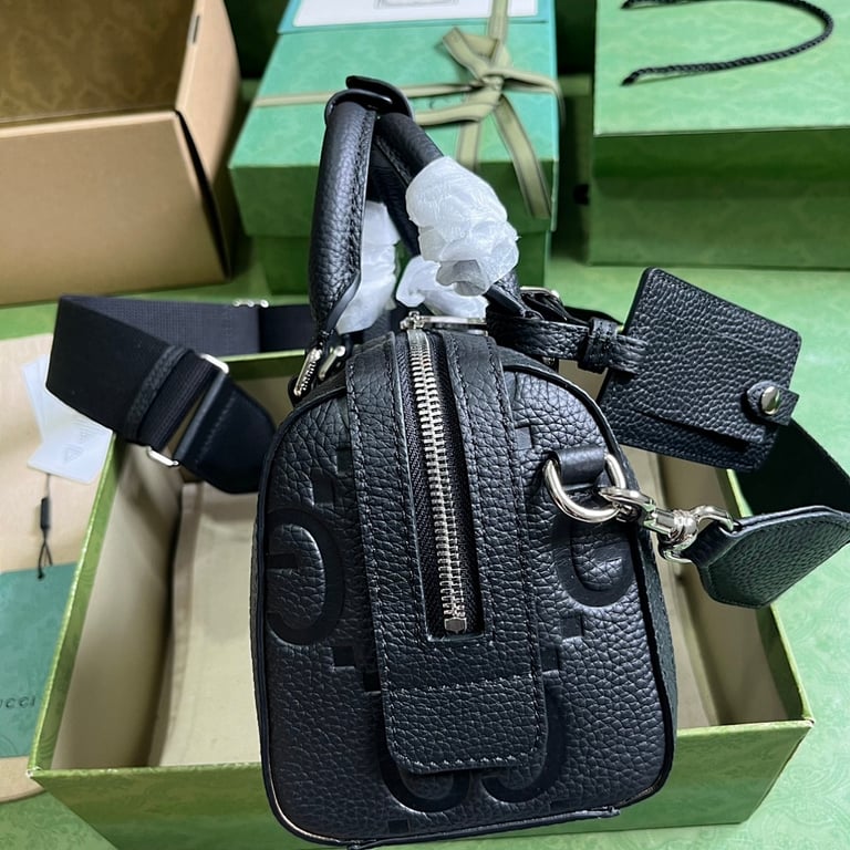 Gucci Jumbo GG Mini Duffle Bag Black - 7