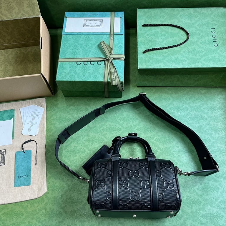Gucci Super Double G Mini Travel Bag Black - 2