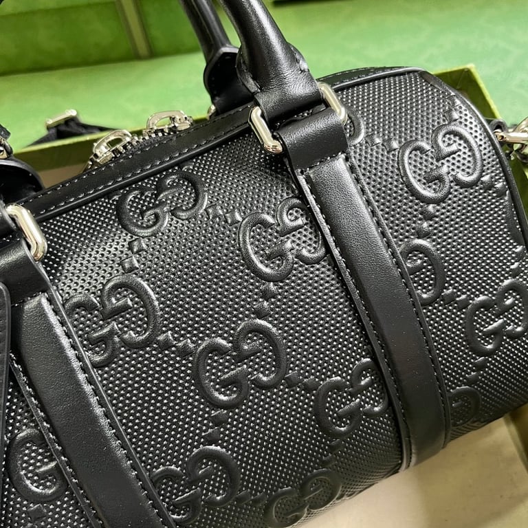 Gucci Super Double G Mini Travel Bag Black - 6