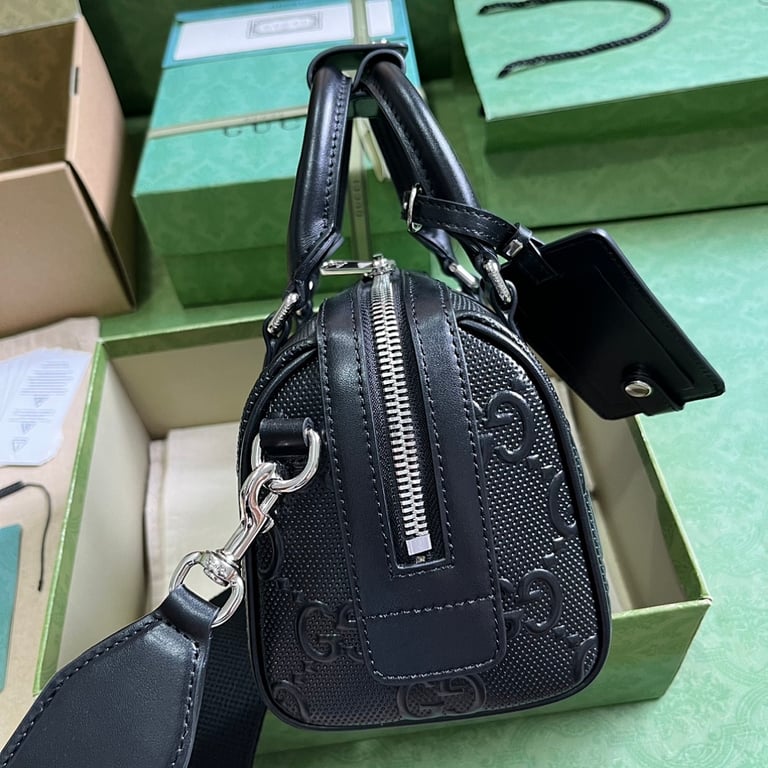 Gucci Super Double G Mini Travel Bag Black - 7