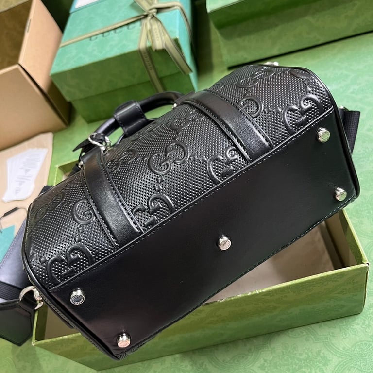 Gucci Super Double G Mini Travel Bag Black - 8