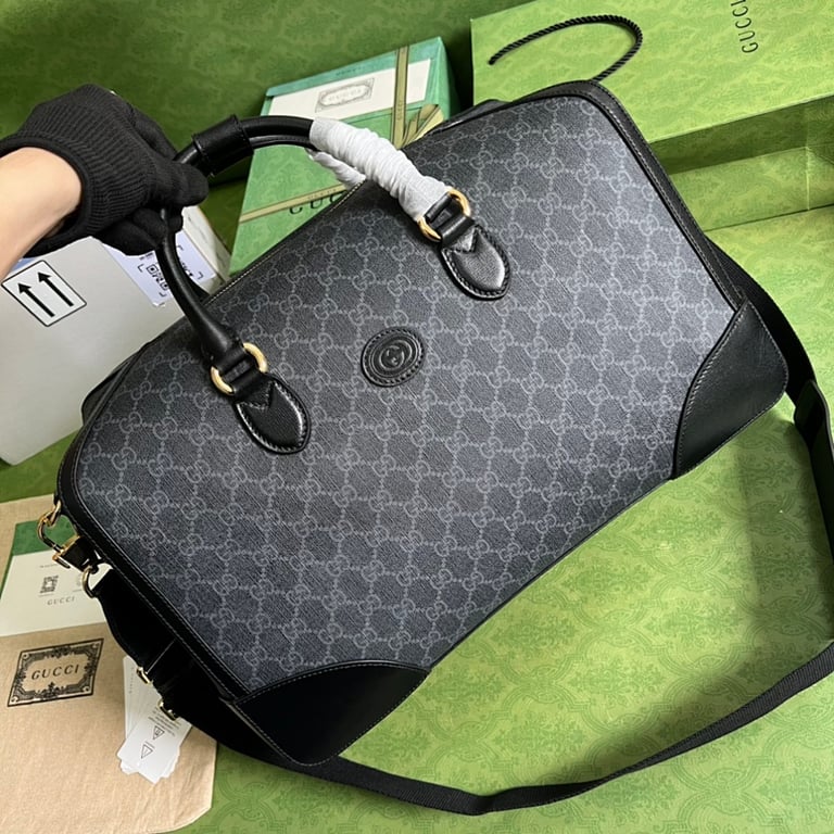Gucci GG Supreme Interlocking G Travel Bag - 2