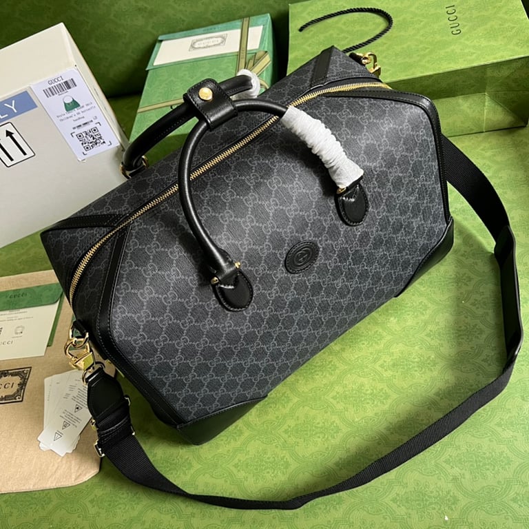 Gucci GG Supreme Interlocking G Travel Bag - 5
