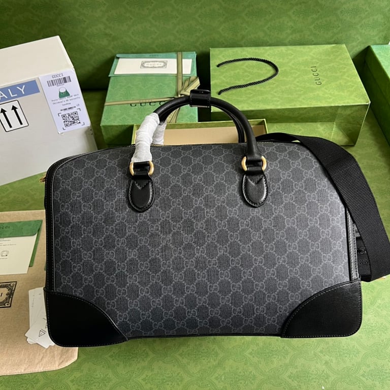 Gucci GG Supreme Interlocking G Travel Bag - 9