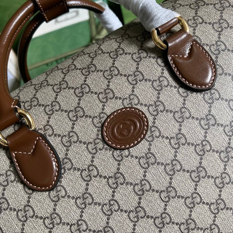 Gucci GG Supreme Travel Bag Brown 696014 - 6