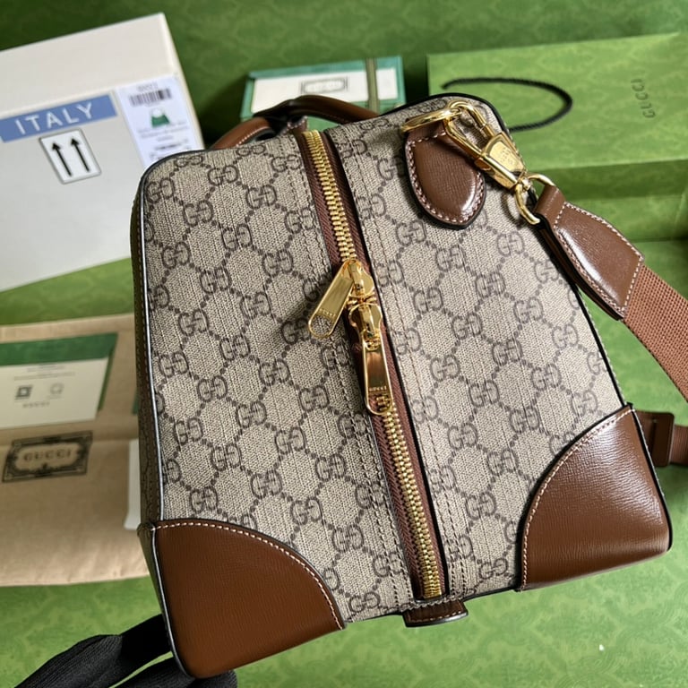 Gucci GG Supreme Travel Bag Brown 696014 - 7