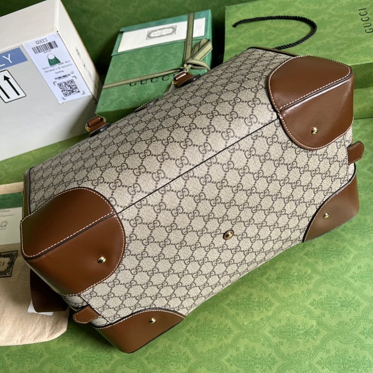 Gucci GG Supreme Travel Bag Brown 696014 - 8