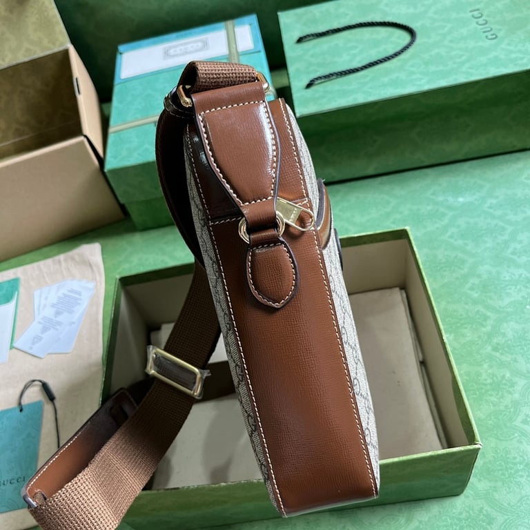 Gucci Interlocking G Small Messenger Bag Brown - 7