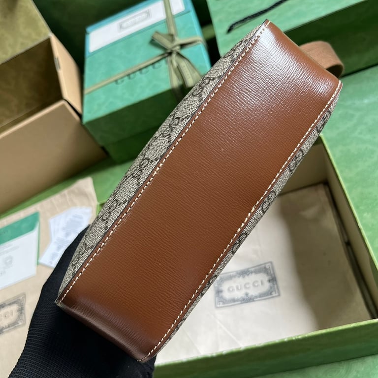 Gucci Interlocking G Small Messenger Bag Brown - 8
